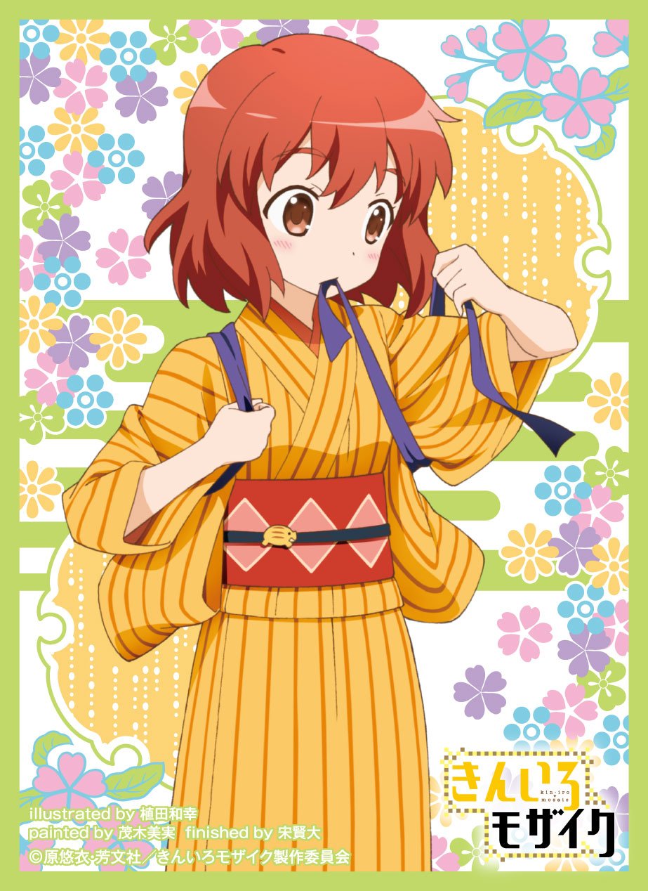 Character Goods Trading Cards Chara Sleeve Collection Kiniro Mosaic Inokuma Yoko No 2 Movic Japamo