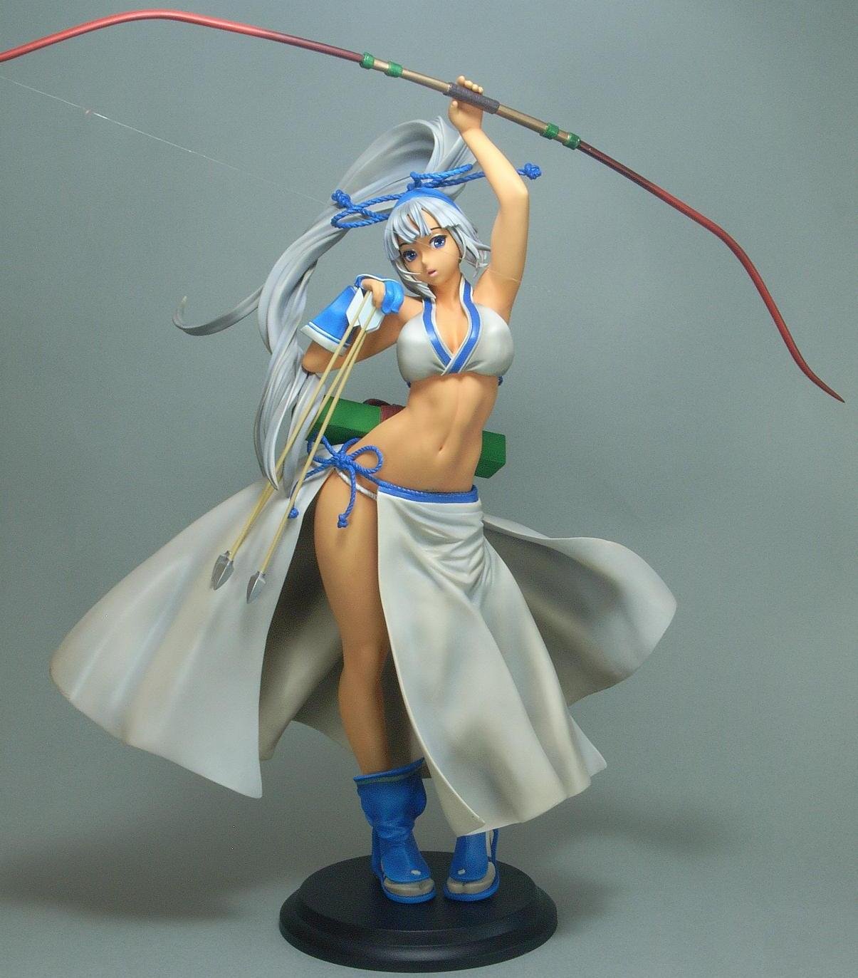 Samurai Spirits Majikina Mina 1 4 Pvc Figure Daiki Kougyo Ems 15 Japan